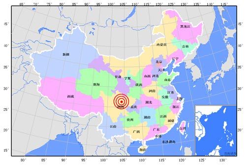 凌晨2点4分发生地震 成都震感强烈持续时间长